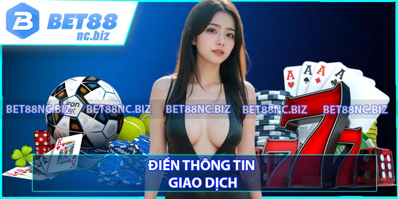 Điền thông tin giao dịch